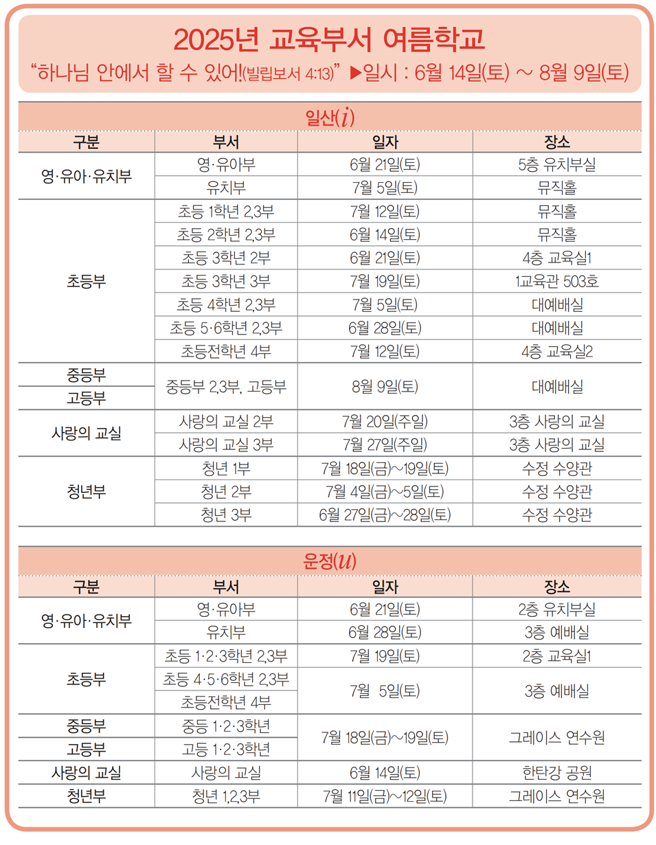 25교육부서여름