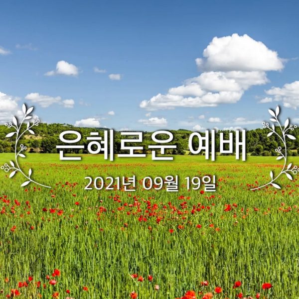 은혜로운 예배