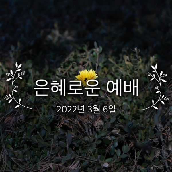 은혜로운 예배